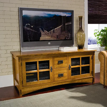 56 Inch Entertainment Cart